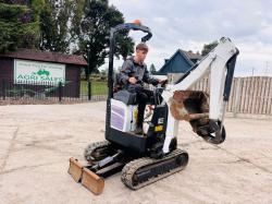 BOBCAT E10 TRACKED EXCAVATOR *YEAR 2018, 1152 HOURS* C/W EXPANDING TRACKS *VIDEO*