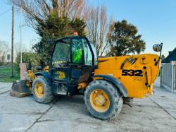 JCB 532-120 4WD TELEHANDLER *12 METER REACH* C/W BUCKET & PALLET TINES *VIDEO*