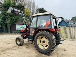 ZETOR 7011 TRACTOR C/W LOADER, MUCK FORK, PALLET TINES & BUCKET *VIDEO*