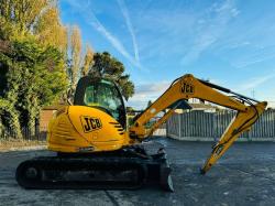 JCB 8080 TRACKED EXCAVATOR *ZERO SWING* TRACK MOTOR LEAKING *VIDEO*