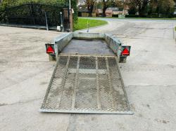 KNOTT TWIN AXLE PLANT TRAILER C/W LOADING RAMP *SPARES & REPAIRS*