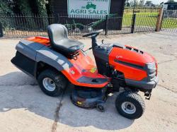 HUSQVARNA CTH175 RIDE ON MOWER C/W COLLECTION BOX 