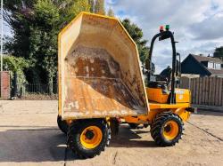 JCB 3STH-2S5 4WD SWIVEL TIP DUMPER *YEAR 2021, ONLY 655 HOURS* VIDEO*