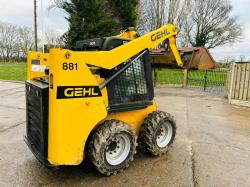 GEHL R150 SKIDSTEER *YEAR 2020, 1978 HOURS* C/W BUCKET *VIDEO*