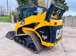 CATERPILLAR 257B TRACKED SKIDSTEER C/W FULLY GLAZED CABIN *VIDEO*