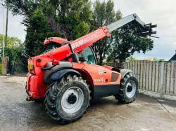 MANITOU MLT634-120 4WD TELEHANDLER *AG-SPEC* C/W PICK UP HITCH *VIDEO*