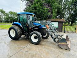 NEW HOLLAND TD90D 4WD TRACTOR *3858 HOURS* C/W MAILEUX MX75U LOADER *LOADER*