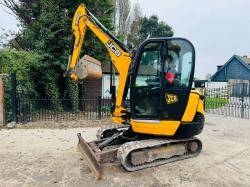 JCB 8026 TRACKED EXCAVATOR *YEAR 2017, ONLY 3094 HOURS* C/W QUICK HITCH *VIDEO*