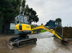 WACKER NEUSON 28Z3 EXCAVATOR *YEAR 2013, 3140 HOURS* C/W VERTICLE DIG SYSTEM *VIDEO*