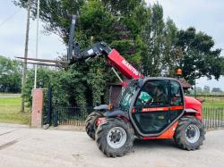 MANITOU MLT523 TURBO 4WD TELEHANDLER C/W PALLET TINES *VIDEO*