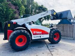 BOBCAT TL470 4WD TELEHANDLER *YEAR 2012, AG-SPEC* C/W PICK UP HITCH *VIDEO*