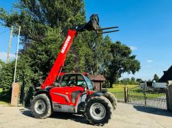 MANITOU 735 4WD TELEHANDLER *YEAR 2016, AG-SPEC* C/W PICK UP HITCH *VIDEO*