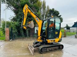 JCB 8026 TRACKED EXCAVATOR *ZERO SWING, YEAR 2017, 3325 HOURS* C/W BUCKET 