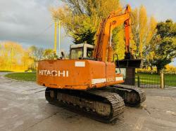 HITACHI EX150 TRACKED EXCAVATOR C/W QUICK HITCH & BUCKET *VIDEO*