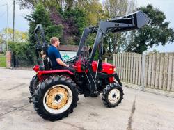 SIROMER 254 4WD TRACTOR CW LOADER & BUCKET *VIDEO*