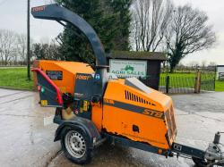  FORST ST8 SINGLE AXLE WOOD CHIPPER *VIDEO*