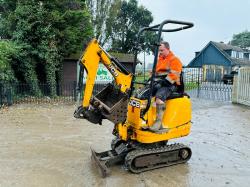 JCB MICRO TRACKED EXCAVATOR *YEAR 2020, ONLY 755 HOURS* C/W 2 X BUCKETS *VIDEO*