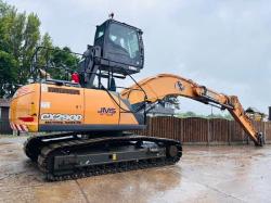 CASE CX290D HIGH RISE CABIN TRACKED EXCAVATOR *YEAR 2017* C/W QUICK HITCH *VIDEO*