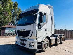 IVECO  ECOSTRALLIS 460ES 6X2 TRACTOR UNIT *YEAR 2014, IN TEST* C/W MID LIFT *VIDEO*