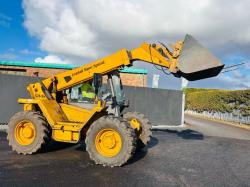 JCB 525-58 TELEHANDLER C/W BUCKET AND TINES*VIDEO*