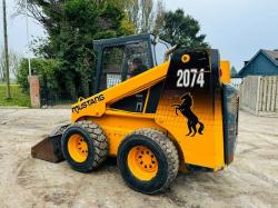 MUSTANG 2074 SKIDSTEER C/W BUCKET 