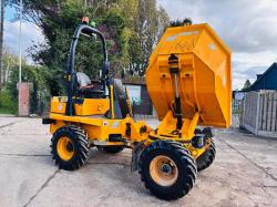 JCB 3STH-2S5 4WD SWIVEL TIP DUMPER *YEAR 2021, ONLY 655 HOURS* VIDEO*