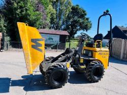 MECALAC TA1 1 TON HIGH TIP DUMPER YEAR 2018 C/W ROLE BAR *VIDEO*