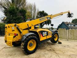 CATERPILLAR TH414 4WD TELEHANDLER *IN LOLA TEST, 4963 HOURS* C/W PALLET TINES 