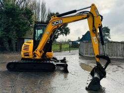 JCB 8065 TRACKED EXCAVATOR *ZERO SWING, YEAR 2013* C/W QUICK HITCH *VIDEO*