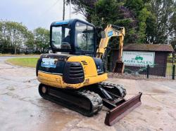 CATERPILLAR 304.5 TRACKED EXCAVATOR C/W BUCKET 