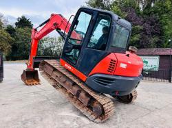 KUBOTA KX183-3 TRACKED EXCAVATOR *ZERO SWING, YEAR 2014* C/W BUCKET *VIDEO*