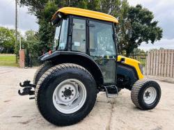 JCB 354 4WD TRACTOR C/W AC CABIN & TURF TYRES *VIDEO*