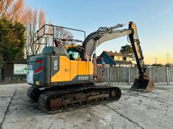 VOLVO EC140EL TRACKED EXCAVATOR *YEAR 2016, 5529 HOURS* C/W QUICK HITCH *VIDEO*