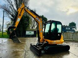 JCB 8065 TRACKED EXCAVATOR *ZERO SWING, YEAR 2013* C/W QUICK HITCH *VIDEO*