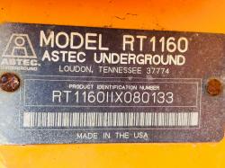 ASTEC RT1160 QUAD TRACK PIPE LAYER *YEAR 2013, 1494 HOURS* C/W VIBRATING PLOW *VIDEO*