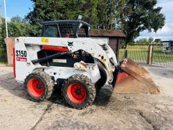 BOBCAT S150 SKIDSTEER *YEAR 2008* C/W BUCKET *VIDEO*