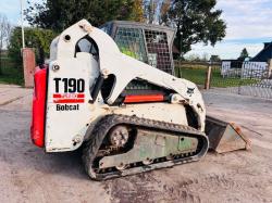 BOBCAT T190 TRACKED SKIDSTEER C/W BUCKET 