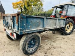 SINGLE AXLE DROP SIDE TRAILER 