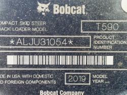 BOBCAT T590 TRACKED SKIDSTEER *YEAR 2019, 2871 HOURS* C/W BUCKET *VIDEO*