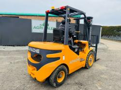 UNUSED 2024 APACHE HH30Z 3 TONNE DEISEL FORKLIFT*VIDEO*