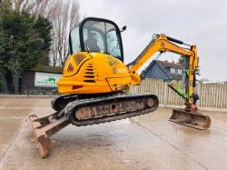 JCB 8026 TRACKED EXCAVATOR *ZERO SWING, YEAR 2009, 3402 HOURS* C/W BUCKET *VIDEO*