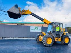 JCB 525-58 TELEHANDLER C/W BUCKET AND TINES*VIDEO*