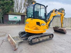 JCB 8035 TRACKED EXCAVATOR *YEAR 2018, 3937 HOURS* 3 X BUCKET'S 