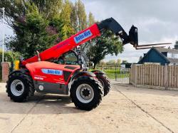 MANITOU MLT835 4WD TELEHANDLER *YEAR 2016* C/W PALLET TINES *VIDEO*