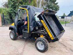 JCB GROUNDHOG 4X4 UTV *YEAR 2009* C/W EASY SHEET CANOPY *VIDEO*