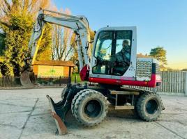 TAKEUCHI TB175W 4WD WHEELED EXCAVATOR *YEAR 2010* C/W BUCKET 