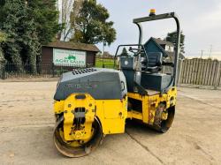 BOMAG BW120 AD-3 DOUBLE DRUM ROLLER *1484 HOURS* C/W ROLE BAR *VIDEO*