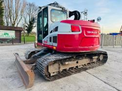 TAKEUCHI TB2150R EXCAVATOR *YEAR 2018, 5851 HOURS* C/W BLADE & PIPPED FOR GRAB