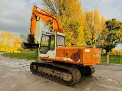 HITACHI EX150 TRACKED EXCAVATOR C/W QUICK HITCH & BUCKET *VIDEO*