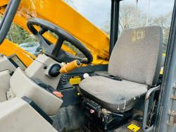 JCB 520 4WD TELEHANDLER C/W 4 WHEEL STEER & PALLET TINES 